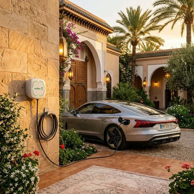 Prix installation borne villa Maroc