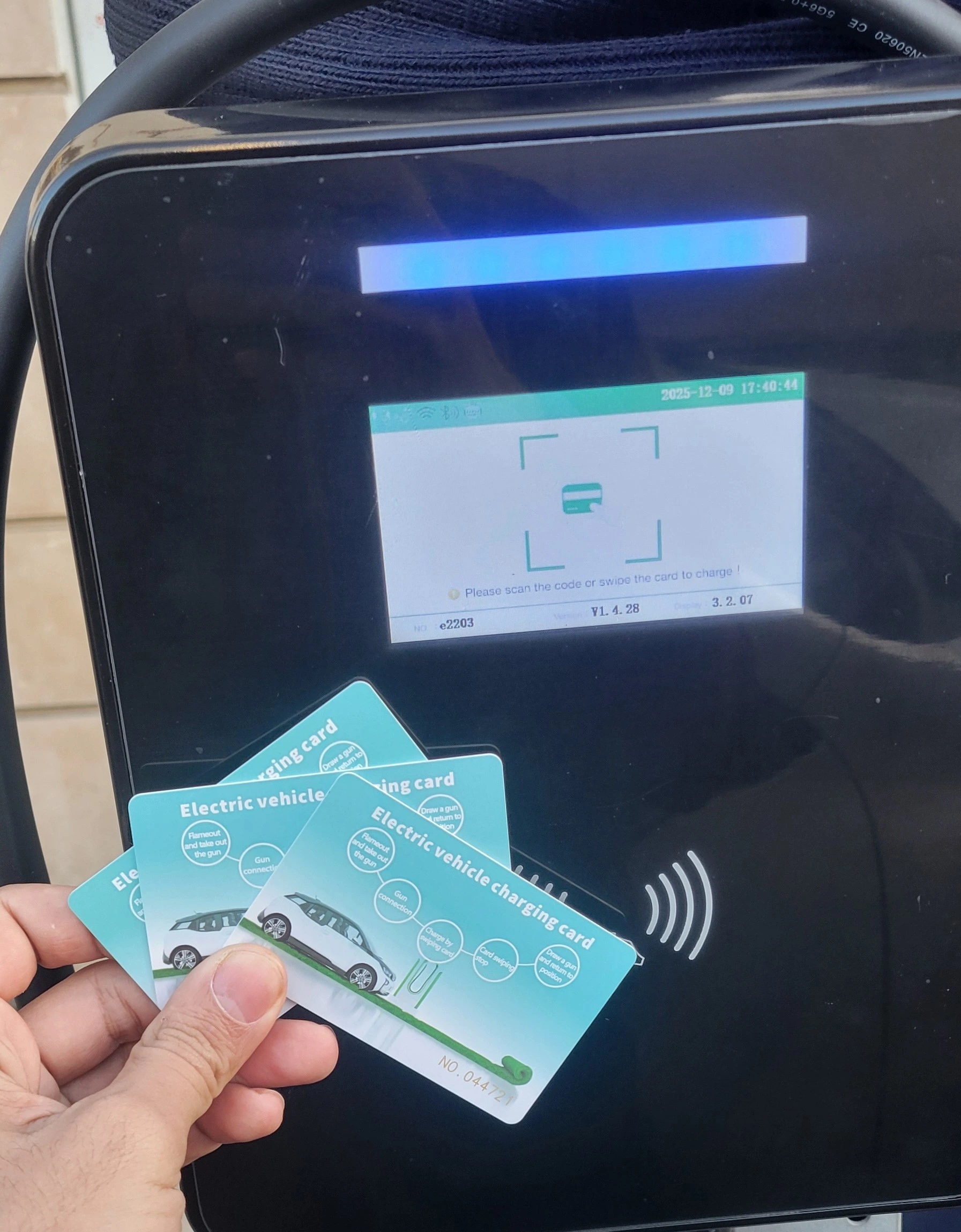 Installation d'une borne de recharge 22kW pour entreprise à Rabat Maroc